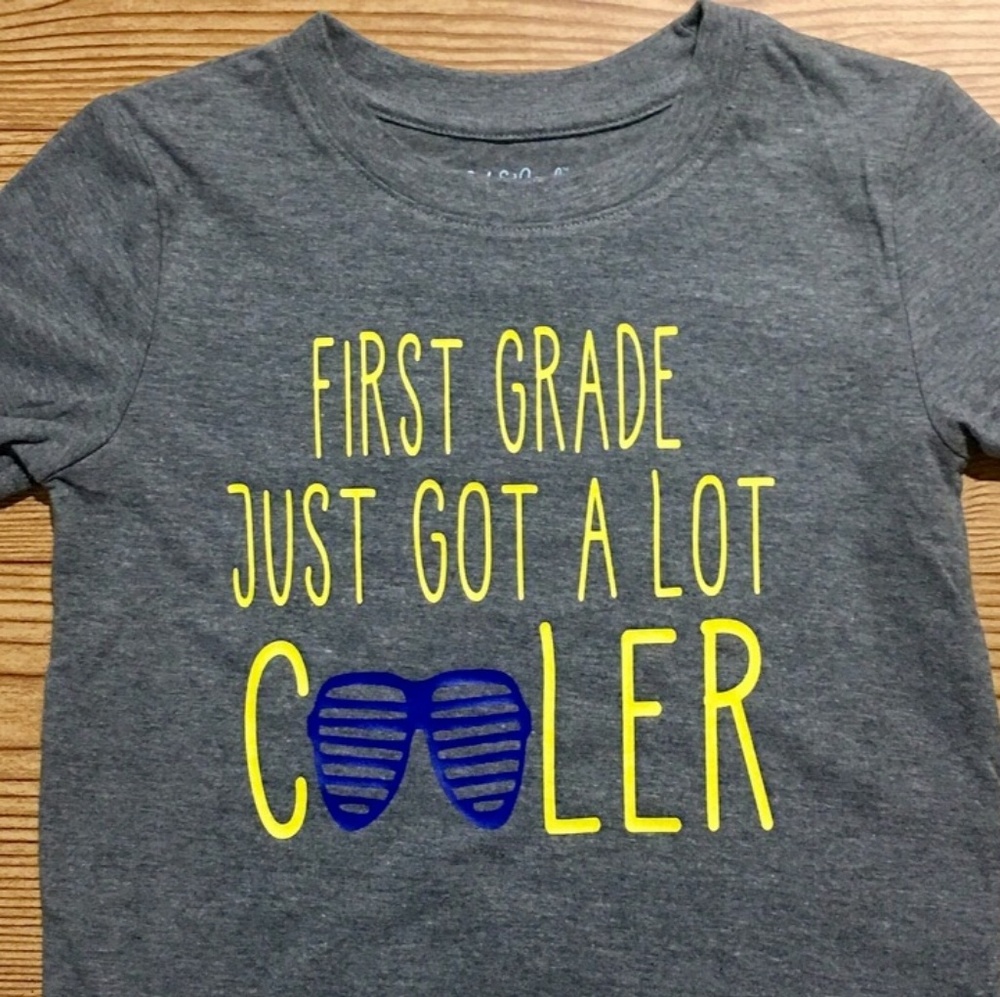 First (1st) grade kids shirts